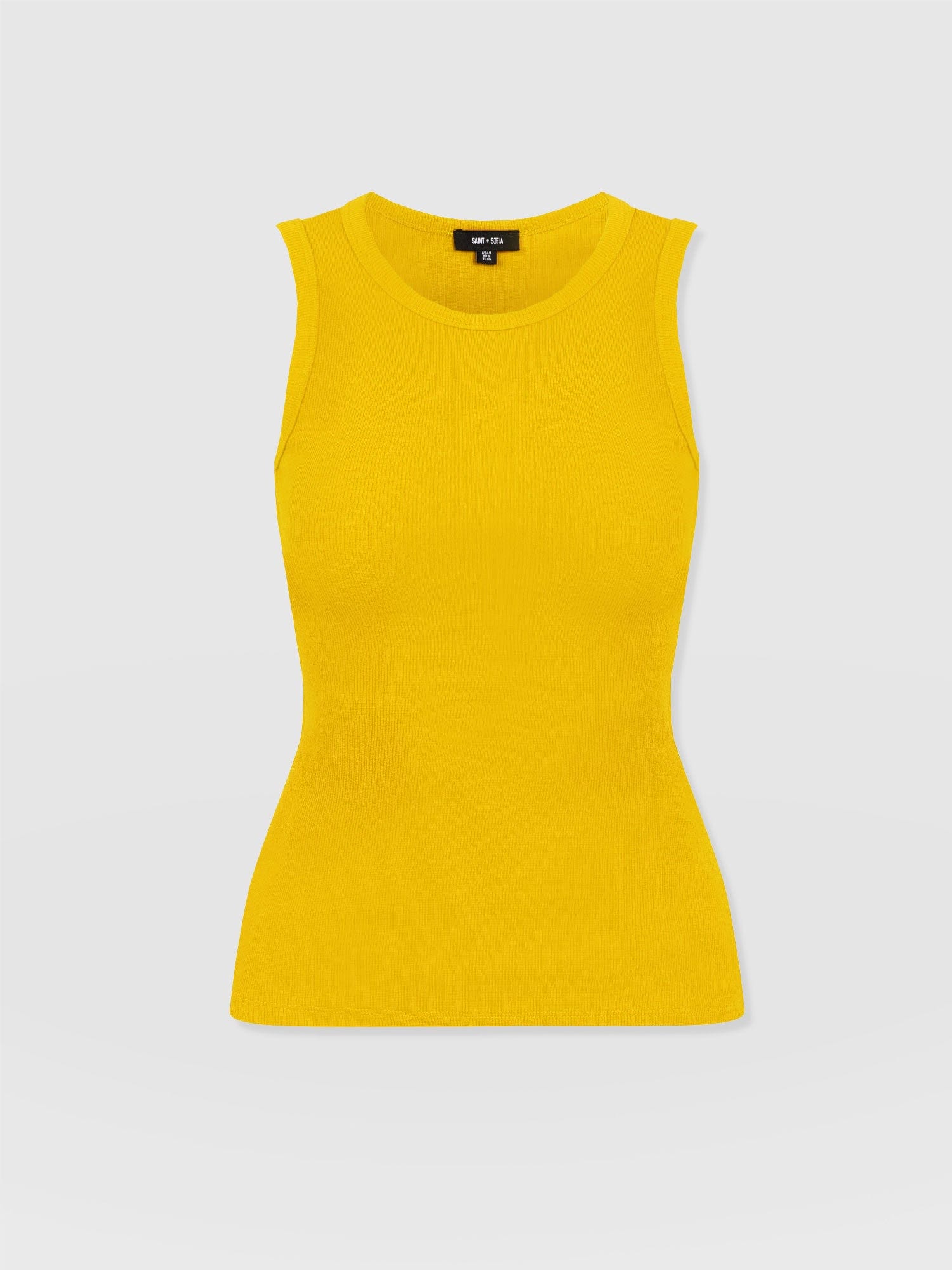 Nova Racer Vest - Yellow - Women's T-shirts | Saint + Sofia® USA